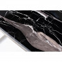 Металлическая консоль с искусственным чёрным мрамором Nero Oriental 120*40*78см 47ED-CST026  в интернет-магазине «Зеркала с подсветкой» фото